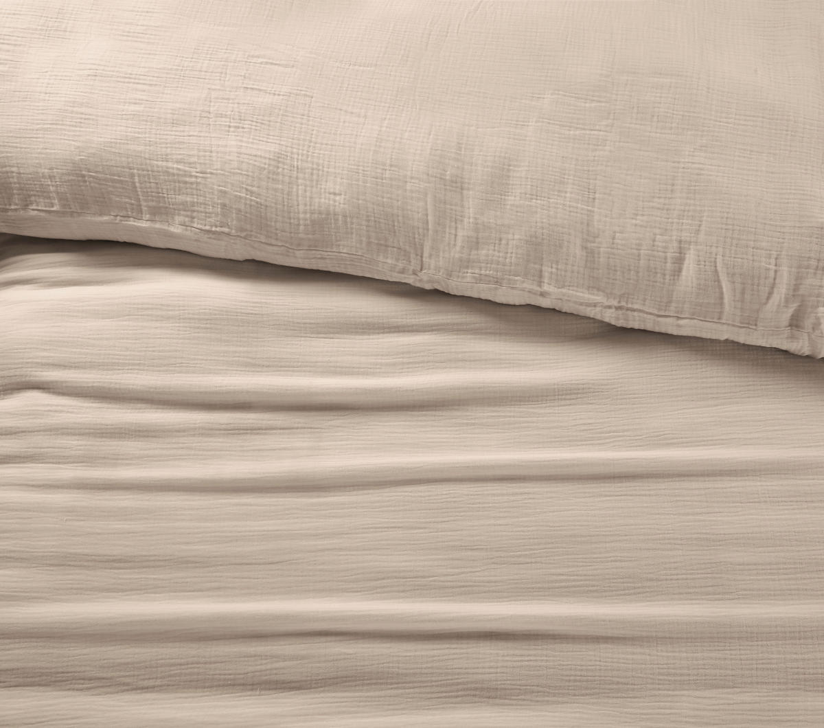 BETTWÄSCHE Renforcé, Musselin 140/220 cm  - Beige, Basics, Textil (140/220cm) - Novel
