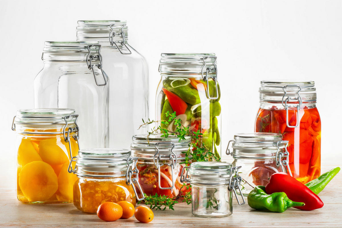 EINMACHGLAS-SET  - Transparent, Basics, Glas (6/10/6cm) - Mäser