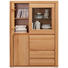 HIGHBOARD Eiche furniert, massiv foliert, geölt Eichefarben - Eichefarben, KONVENTIONELL, Glas/Holz (98,5/139,6/37,7cm) - Voleo HIGHBOARD Eiche furniert, massiv foliert, geölt Eichefarben - Eichefarben, KONVENTIONELL, Glas/Holz (98,5/139,6/37,7cm) - Voleo