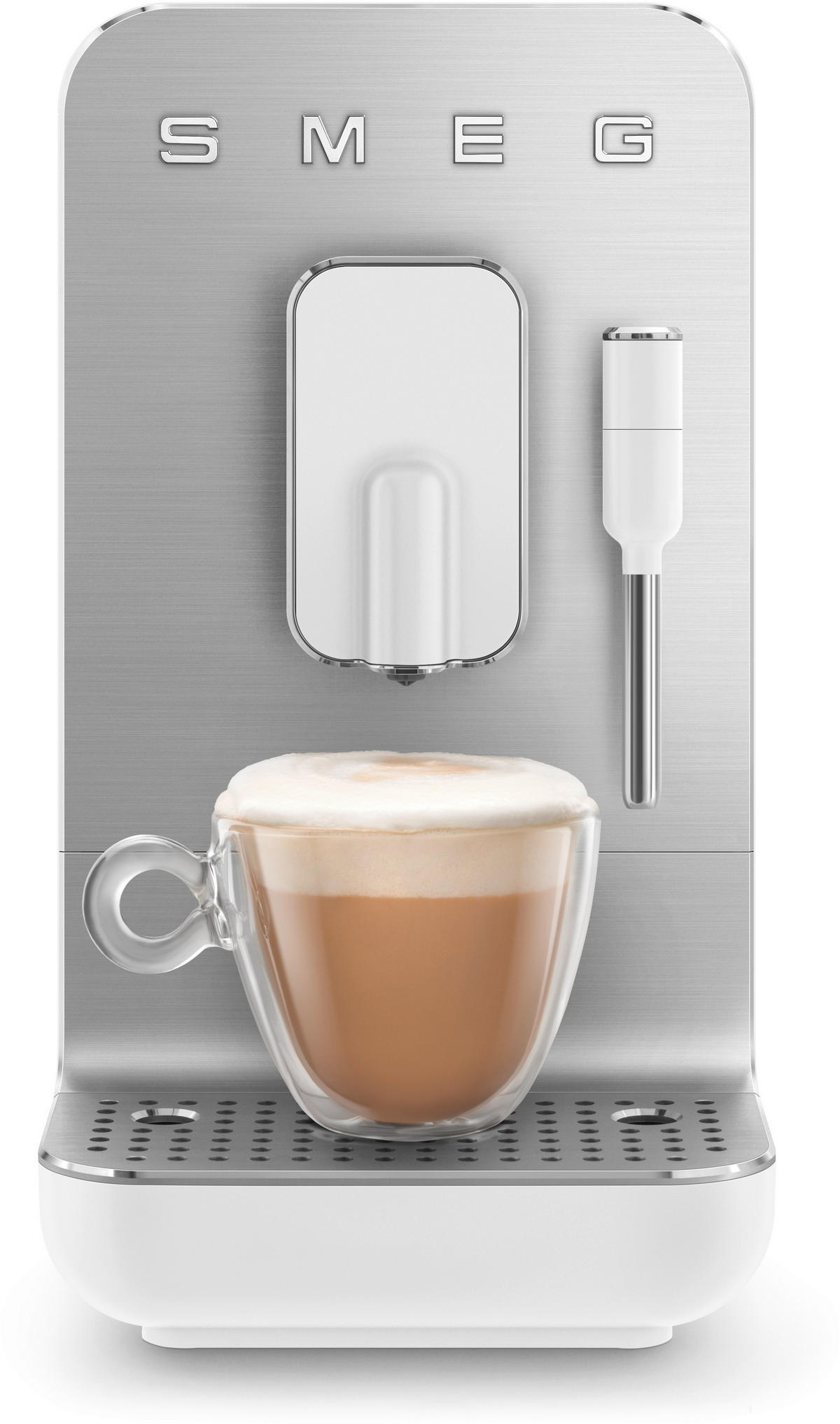 KAFFEEVOLLAUTOMAT 50'S STYLE  - Weiss/Edelstahlfarben, Basics, Kunststoff/Metall (18/33,6/43,3cm) - SMEG