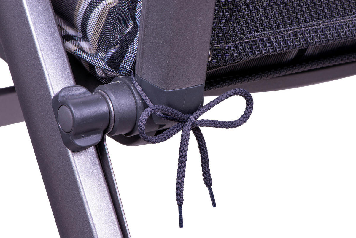 SESSELAUFLAGENSET Karo  - Grau, Basics, Textil (50/9/120cm)