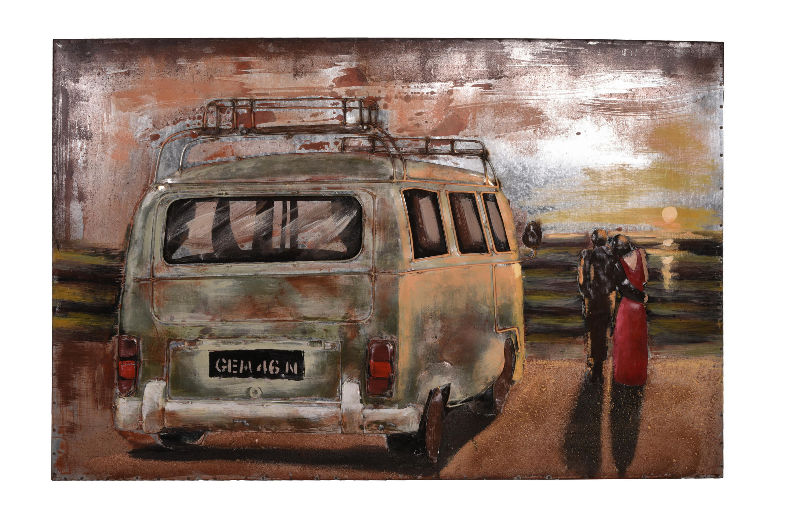 Metallbild Multicolor B: 120 cm