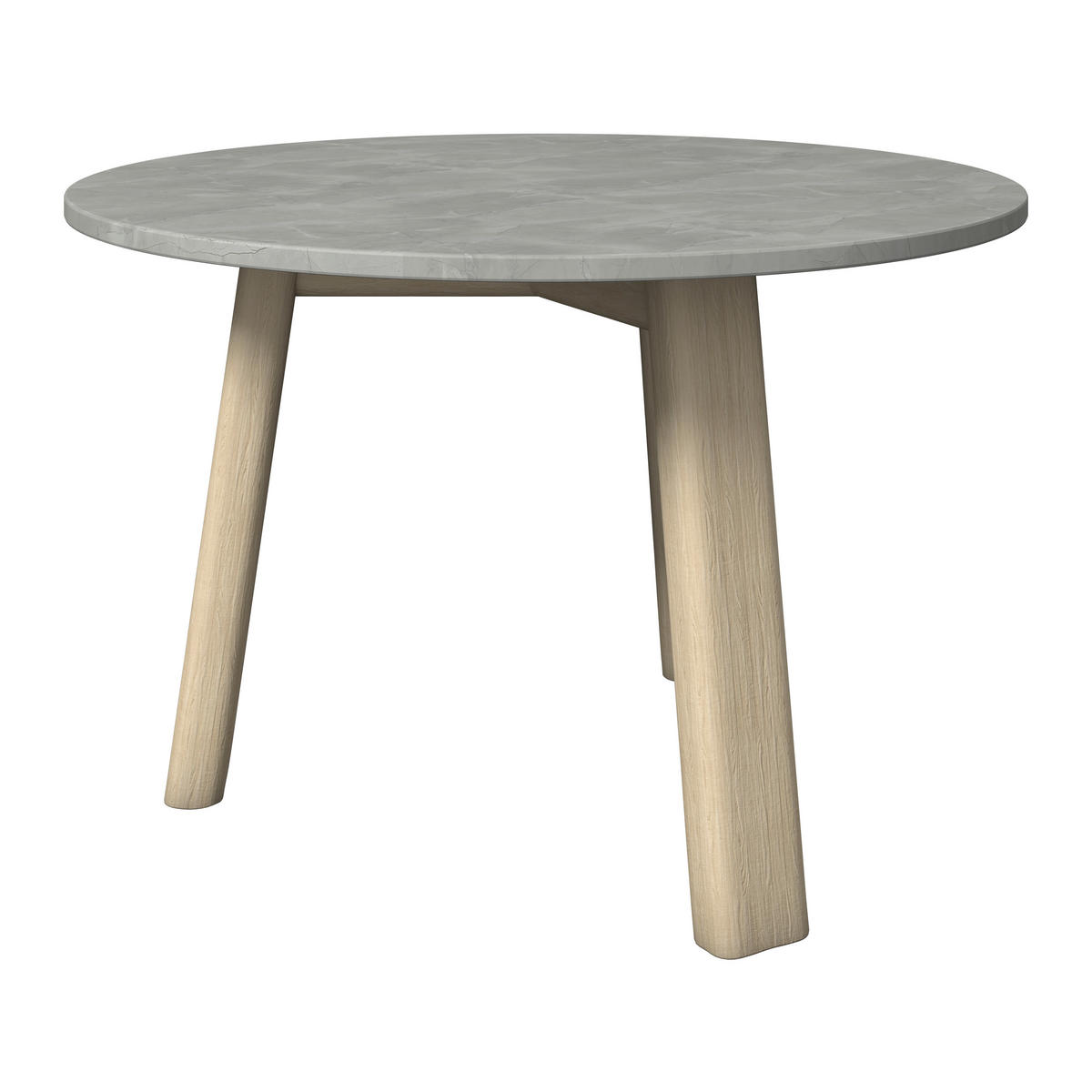 LOUNGETISCH 65/65/42 cm Holz, Kunststoff  - Eschefarben/Hellgrau, ROMANTIK / LANDHAUS, Holz/Kunststoff (65/65/42cm) - Dieter Knoll