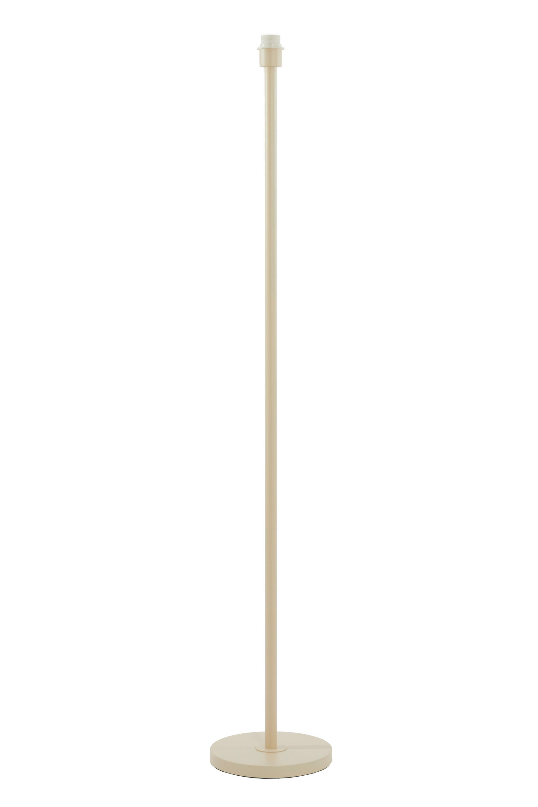 STEHLEUCHTE Minimalistisch 25/25/148,5 cm  - Sandfarben, Design, Metall (25/25/148,5cm) - Light & Living