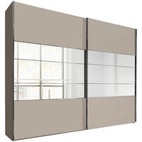 SCHWEBETÜRENSCHRANK  in Champagner  - Chromfarben/Champagner, KONVENTIONELL, Holzwerkstoff (300/236/67cm) - Voleo