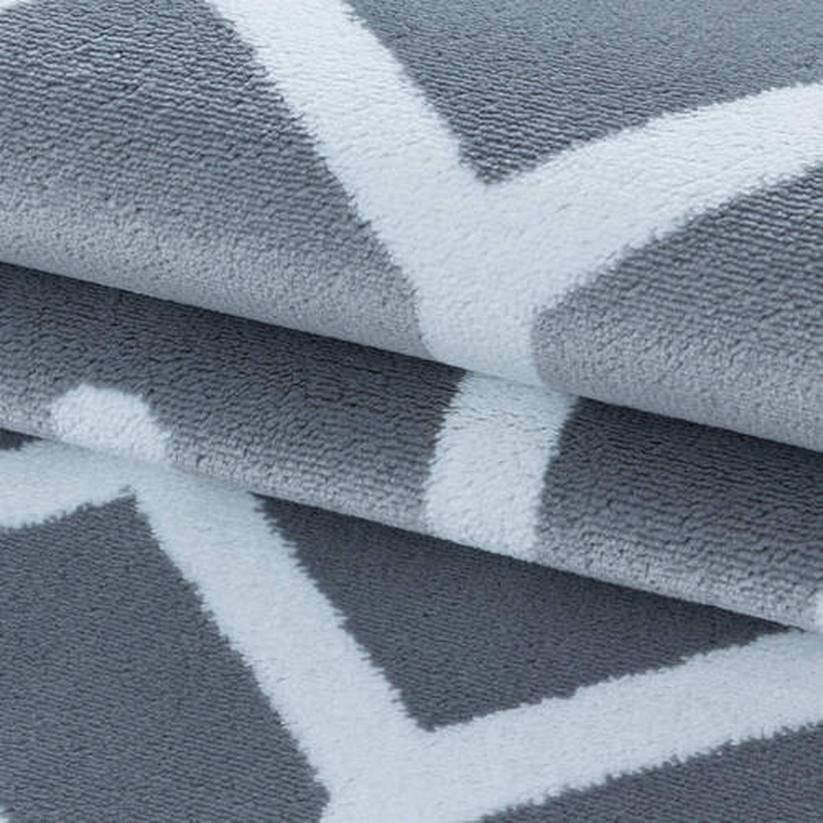 VÄVD MATTA 240/340 cm Costa 3524 Grey  - grå, Design, textil (240/340cm)