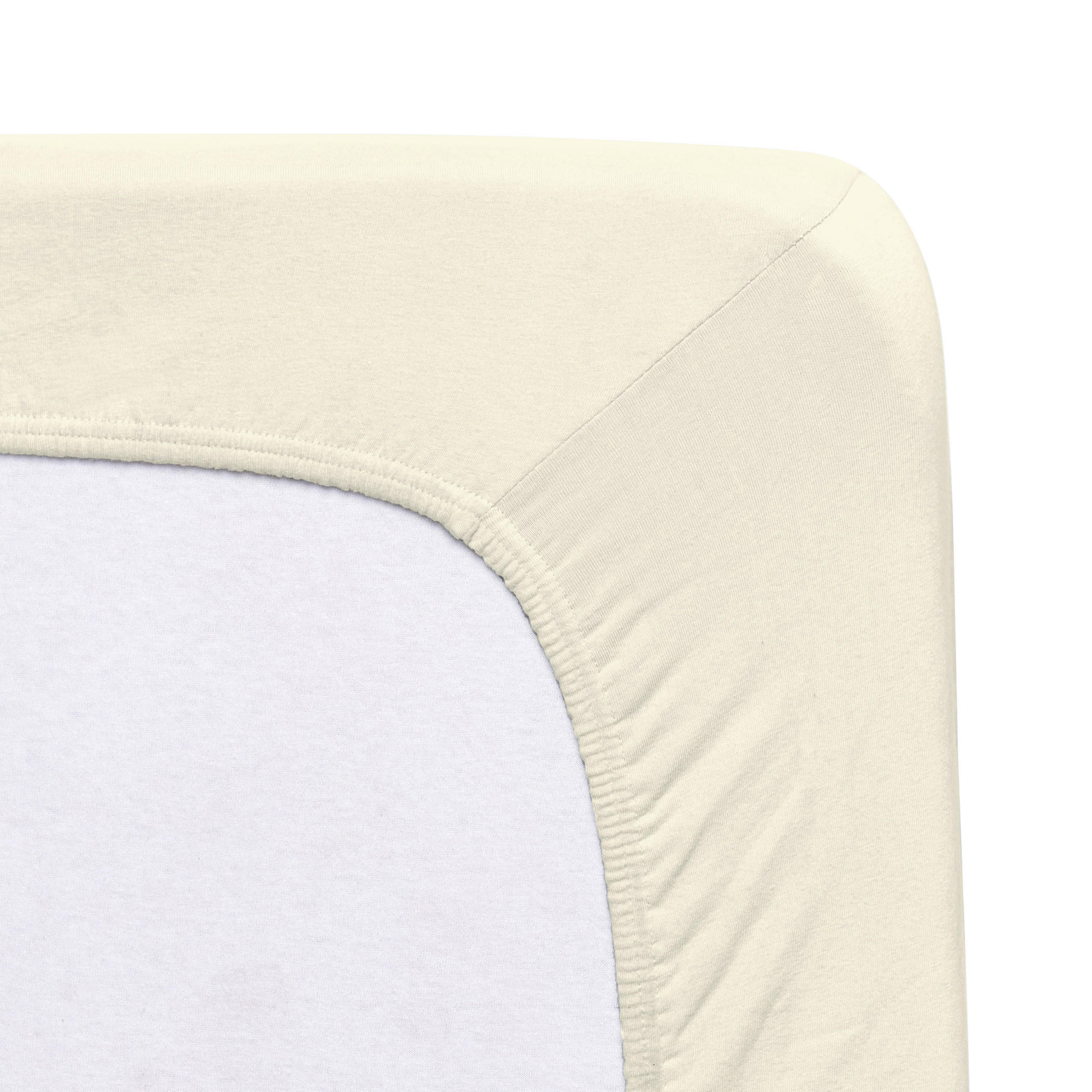 SPANNLEINTUCH 180-200/200-220 cm Jersey  - Alabasterfarben, Basics, Textil (180-200/200-220cm) - Florella