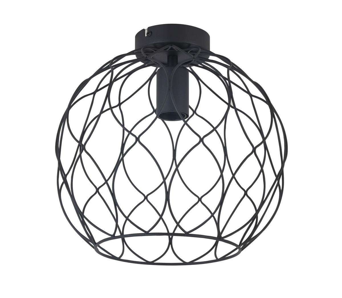 DECKENLEUCHTE 30/29 cm   - Schwarz, Trend, Metall (30/29cm) - Marama