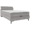 BOXBETT 120/200 cm  in Taupe  - Taupe/Schwarz, Konventionell, Holz/Holzwerkstoff (120/200cm) - Xora