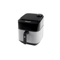 HORKOVZDUŠNÁ FRITÉZA - šedá/černá, Basics, plast (6.3l)