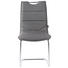 SCHWINGSTUHL Lederlook Chromfarben, Grau - Chromfarben/Grau, Design, Textil/Metall (46,5/90/61,5cm) - XORA
