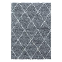 LÄUFER 80/250 cm Alvor 3401 grau  - Grau, Basics, Textil (80/250cm) - Novel