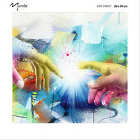 KUNSTDRUCK Multicolor 30/30 cm  - Multicolor, Basics, Papier (30/30cm) - Monee