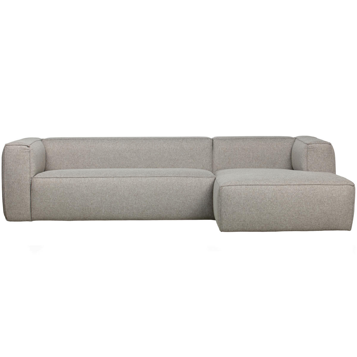 ECKSOFA Bean in Webstoff Hellgrau  305/175 cm  - Hellgrau, Design, Textil (305/175cm) - Livetastic