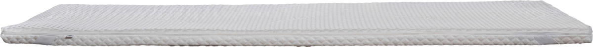 VRCHNÍ MATRACE, 60/120 cm - bílá, Basics, textil (60/120cm) - Livetastic