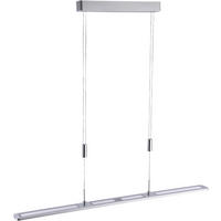 LED-HÄNGELEUCHTE 100/7/160 cm  - Alufarben, Trend, Metall (100/7/160cm) - Paul Neuhaus