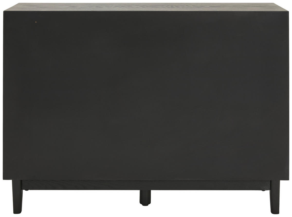 SIDEBOARD  in 120/85/35 cm  - Schwarz/Naturfarben, KONVENTIONELL, Holz/Holzwerkstoff (120/85/35cm) - Livetastic