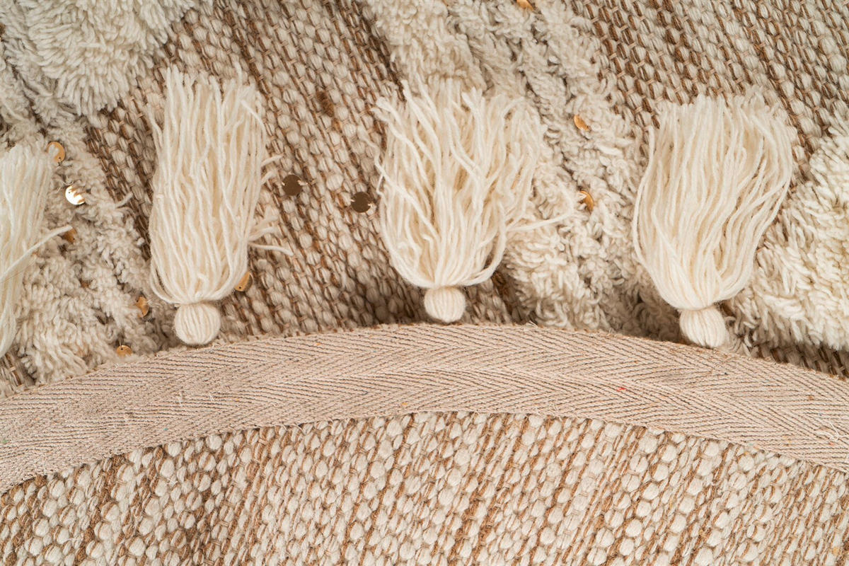 TEPPICH 160/160 cm Bohist 425 Creme / Khaki Multicolor  - Multicolor, KONVENTIONELL, Textil (160/160cm)