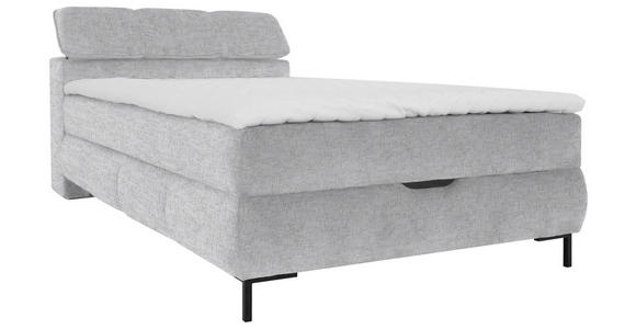 BOXBETT 120/200 cm  in Grau  - Schwarz/Grau, KONVENTIONELL, Holz/Holzwerkstoff (120/200cm) - Xora