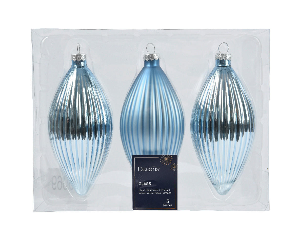 SET DE GLOBURI DE CRĂCIUN - Basics (6,00/6,00/13,00cm)