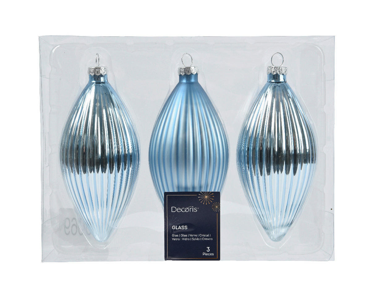 SET DE GLOBURI DE CRĂCIUN - Basics (6,00/6,00/13,00cm)