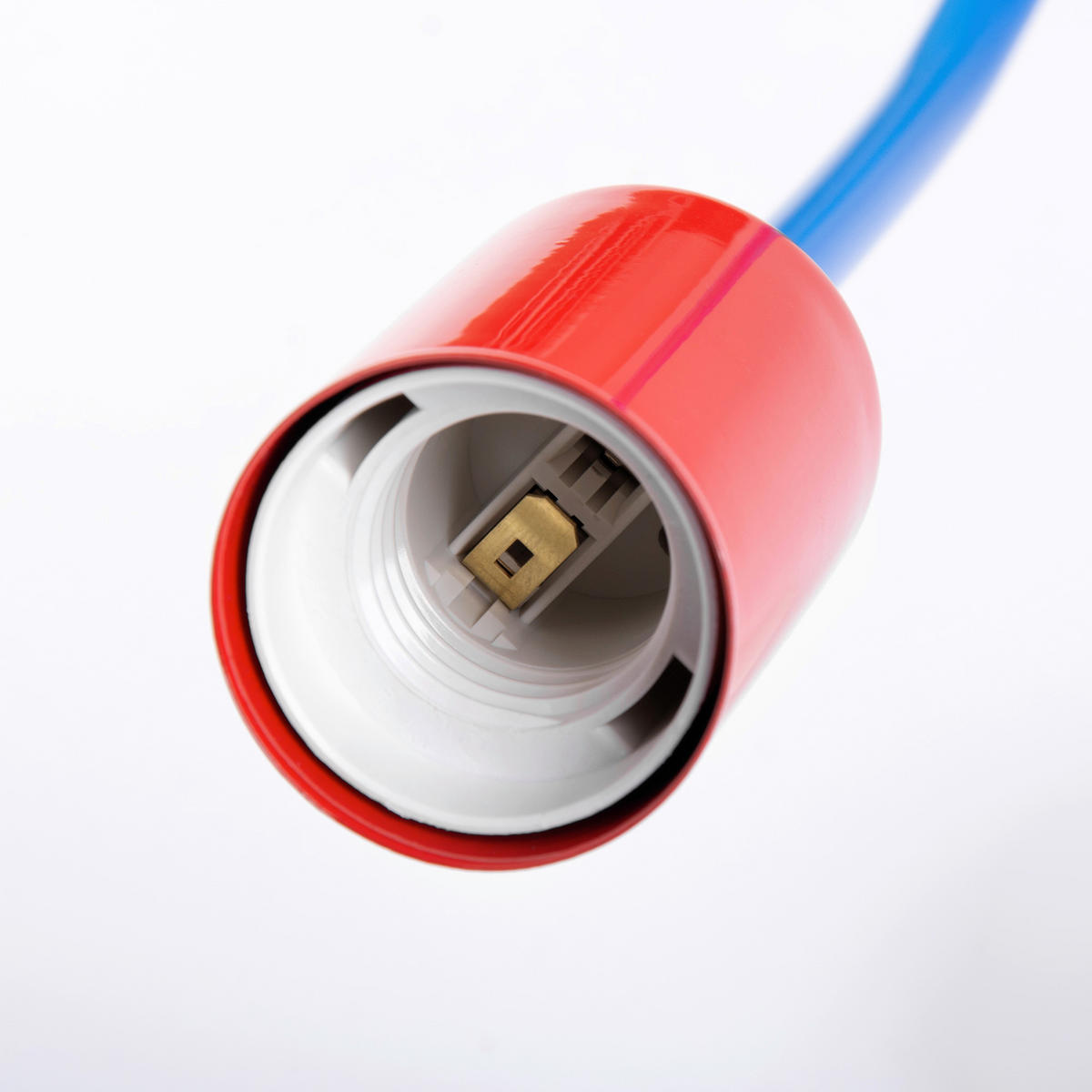 KINDERWANDLEUCHTE  - Weiß Hochglanz/Rot, KONVENTIONELL, Metall (200/200/240cm)