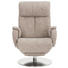 RELAXSESSEL in Leder Grau - Chromfarben/Grau, Design, Leder/Metall (77/112/89cm) - Himolla RELAXSESSEL in Leder Grau - Chromfarben/Grau, Design, Leder/Metall (77/112/89cm) - Himolla