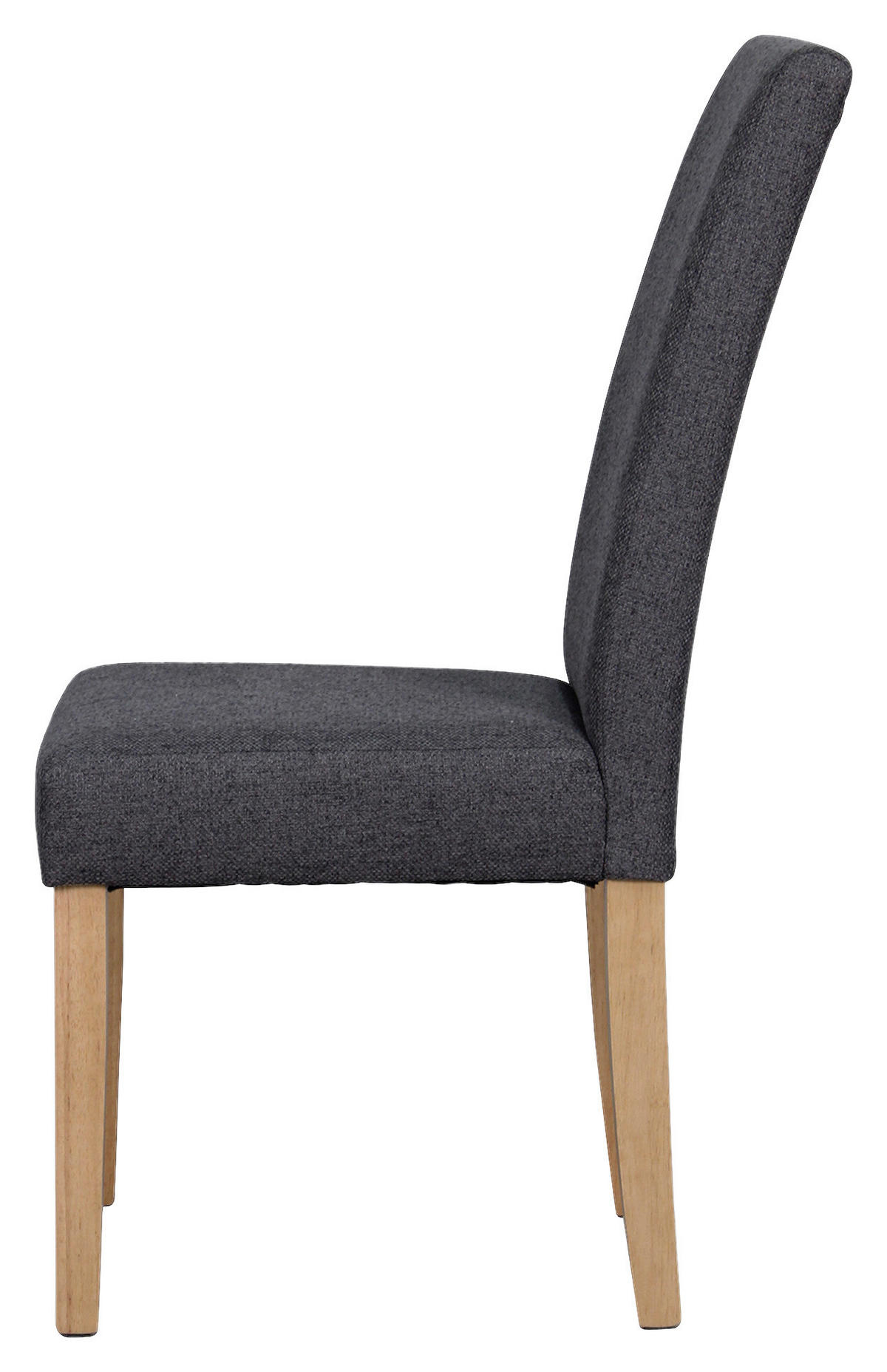 STUHL-SET - Dunkelgrau/Schwarz, MODERN, Holz/Textil (47/99,5/60cm) - MID.YOU