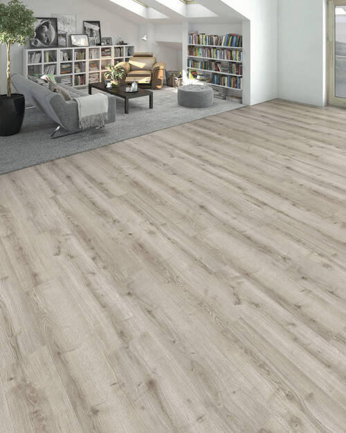 DESIGNBODEN Living by HARO Designboden PowerStar  per  m² - Hellgrau, Basics, Holzwerkstoff (19.3/128.2cm) - Living by HARO
