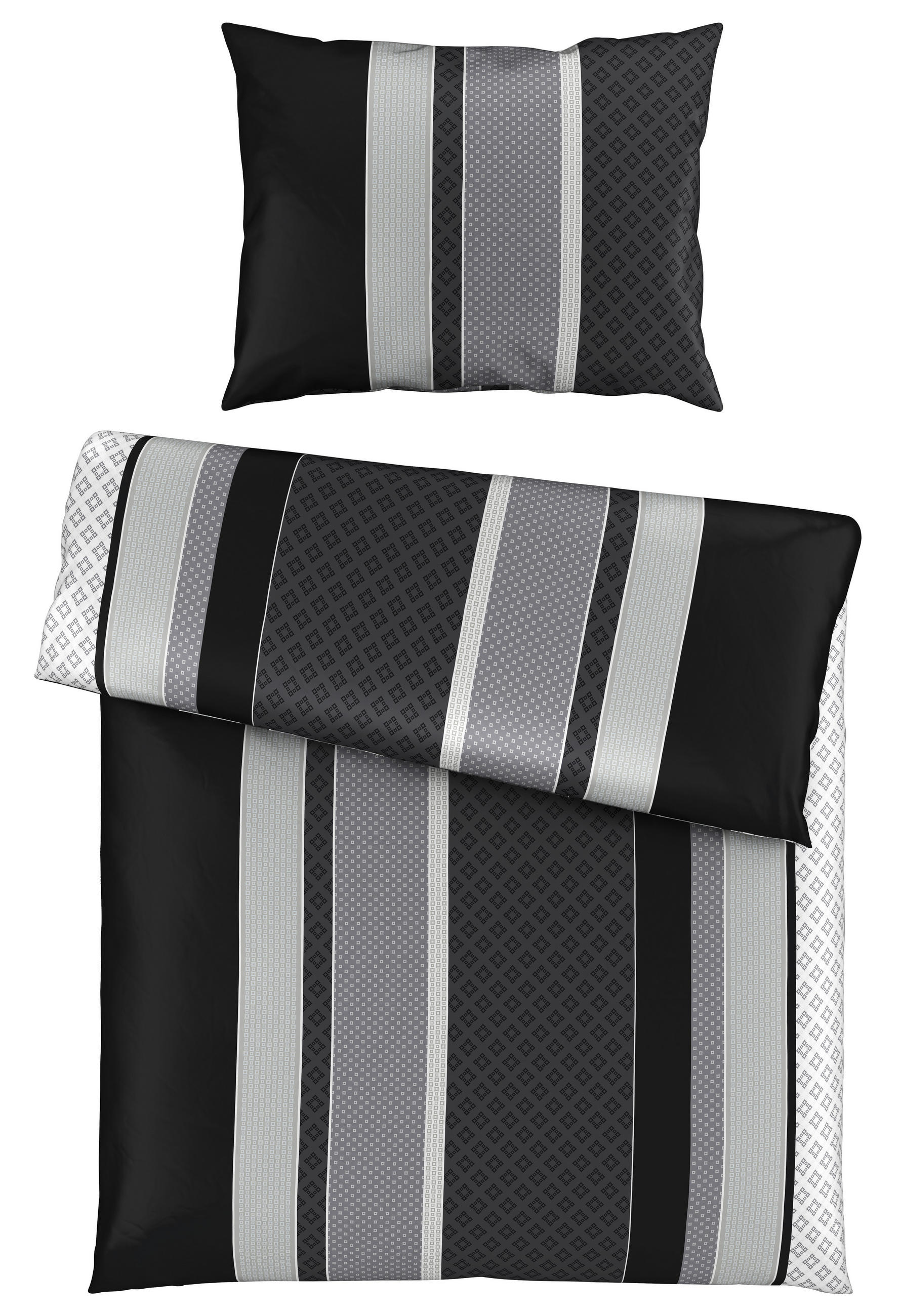 POSTELJINA 140/200 cm saten antracit  - antracit, Dizajnerski, tekstil (140/200cm) - Novel