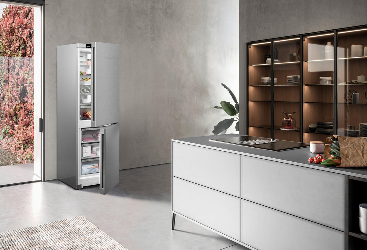 HOCHSCHRANK 30/195,5/33 cm  - Weiss/Anthrazit, Konventionell, Glas/Holzwerkstoff (30/195,5/33cm) - Xora