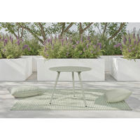 STÔL NA TERASU, kov, 60/41 cm - svetlozelená, Modern, kov (60/41cm) - Ambia Garden