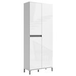 GARDEROBENSCHRANK  in 80/200/34 cm  - Anthrazit/Weiß, Design, Holzwerkstoff/Kunststoff (80/200/34cm) - Xora