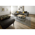 COUCHTISCH in Holz, Metall 100/60/41,5 cm  - Eichefarben/Schwarz, Design, Holz/Metall (100/60/41,5cm) - Johann Jakob