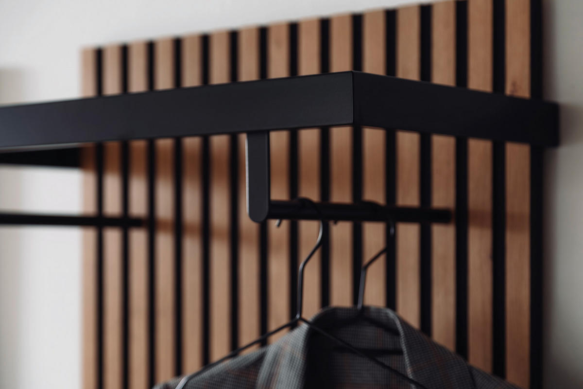 GARDEROBE 3-teilig  in 260/200/30 cm  - Eichefarben/Grau, Design, Holz/Holzwerkstoff (260/200/30cm) - Moderano