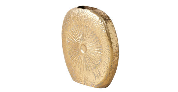 DEKOVASE  - Goldfarben, Trend, Metall (65/20/74cm) - Ambia Home
