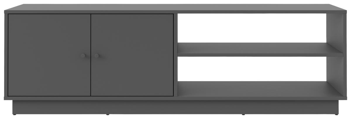 TV-ELEMENT  in 161/50/33,5 cm  - Anthrazit, Basics, Holzwerkstoff/Kunststoff (161/50/33,5cm) - Boxxx