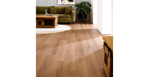 VINYLBODEN Eiche Akustik  per  m² - Eichefarben, KONVENTIONELL, Kunststoff (123,5/19,2/0,8cm) - Venda