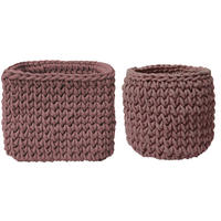 TÁROLÓKOSÁR  - pink, Basics, textil - Patinio