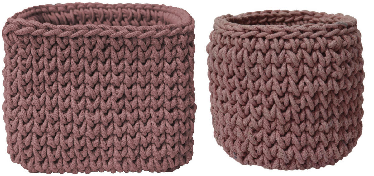 TÁROLÓKOSÁR  - pink, Basics, textil - Patinio