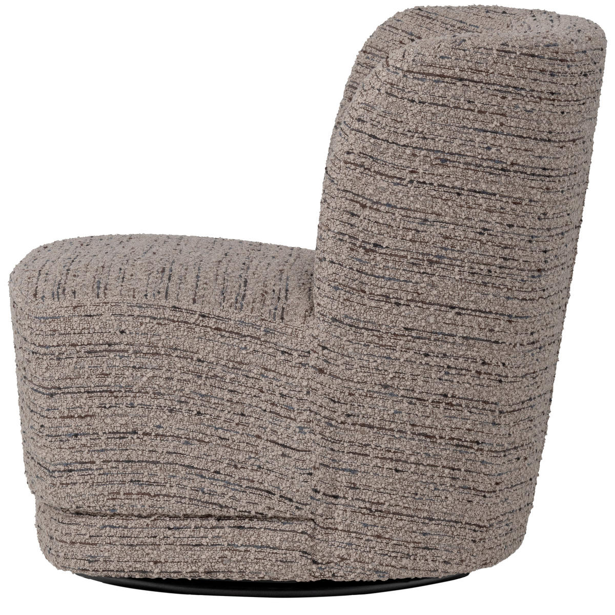 SESSEL in Webstoff Beige  - Beige/Schwarz, MODERN, Textil/Metall (74/75/65cm) - Livetastic