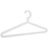 KLEIDERBÜGEL 44 cm Kunststoff Weiß  - Weiß, Design, Kunststoff (44cm)