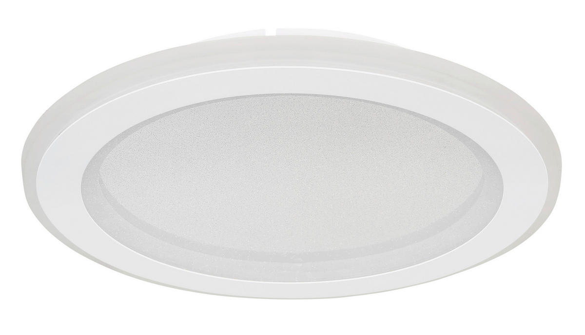 LED-DECKENLEUCHTE 18 W  29,7/4,7 cm    - Weiss/Opal, Design, Kunststoff/Metall (29,7/4,7cm) - Globo