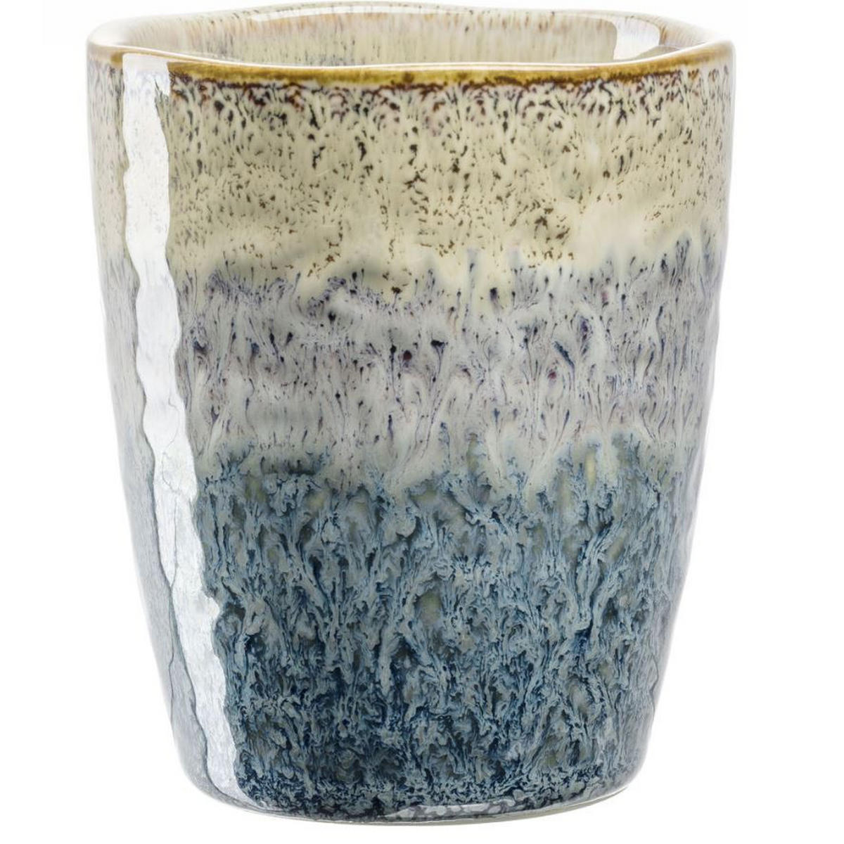 TASSENSET 4-teilig  - Blau/Anthrazit, LIFESTYLE, Keramik (8,2/10/8,2cm) - Leonardo