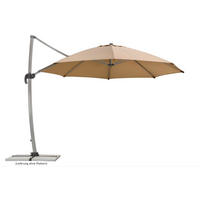 AMPELSCHIRM 350 cm Sandfarben  - Sandfarben/Grau, Basics, Textil/Metall (374/269/350cm) - Schneider