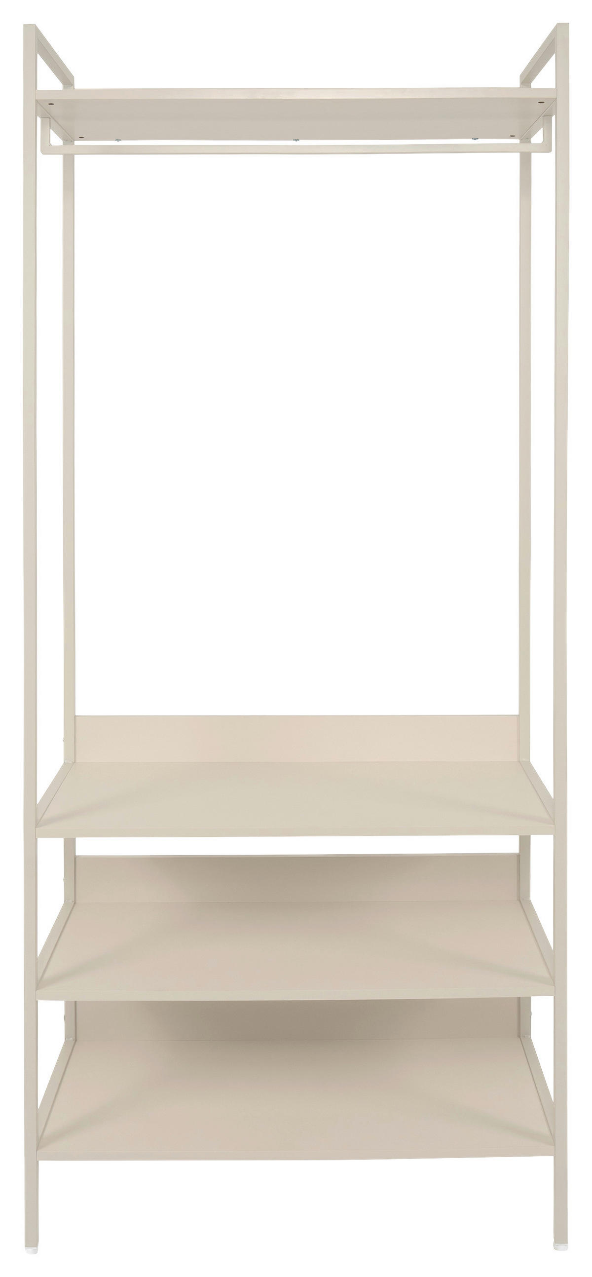 Garderobe Dhaka 84/190/40 cm  - Kaschmir/Beige, Modern, Holzwerkstoff/Metall (84/190/40cm) - MID.YOU
