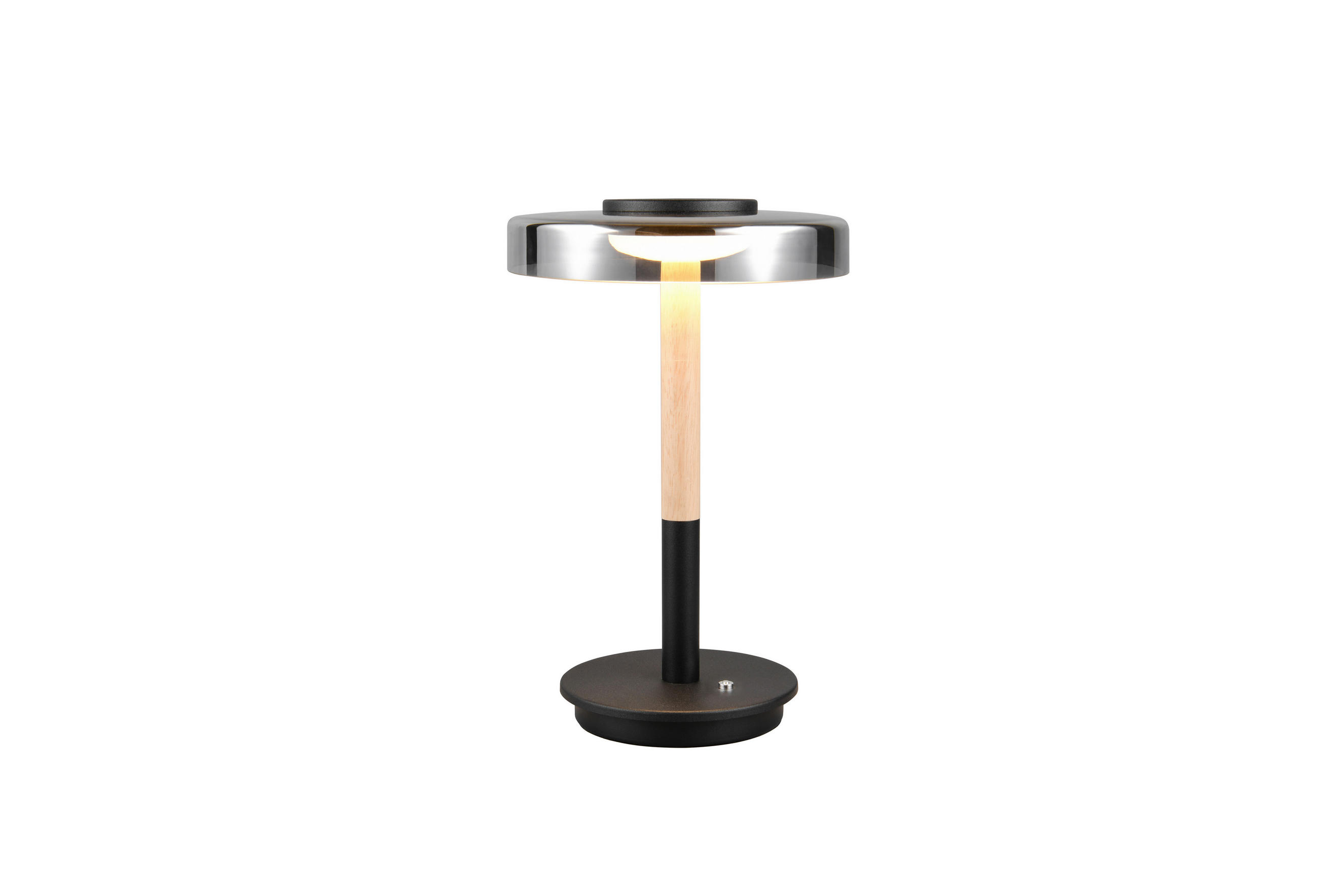 LED BORDSLAMPA - grå/svart, Design, metall/glas (22/35cm) - Trio Leuchten