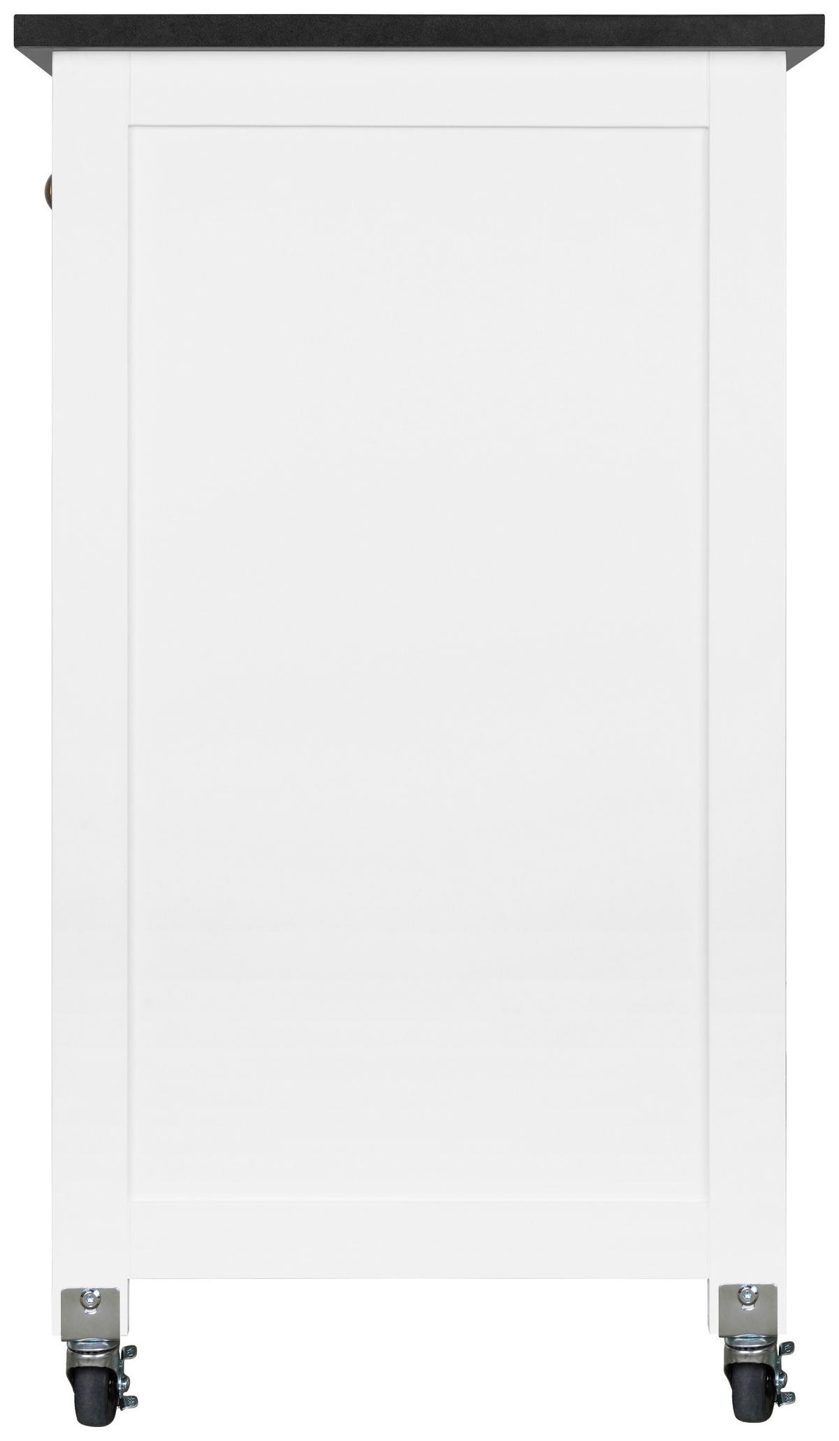 KÜCHENINSEL   in Schwarz, Weiß  - Schwarz/Weiß, Basics, Holzwerkstoff/Kunststoff (76/87/48cm) - MID.YOU