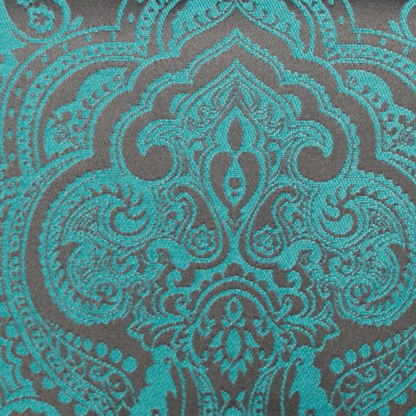 SESSEL in Flachgewebe Schwarz, Türkis  - Türkis/Buchefarben, Design, Holz/Textil (85/71/80cm) - MID.YOU