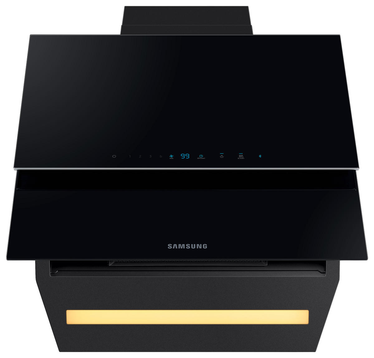 DUNSTABZUGSHAUBE NK24N9804VB/UR  - Schwarz Hochglanz, Basics, Glas/Kunststoff (59,8/148,6/38,6cm) - Samsung